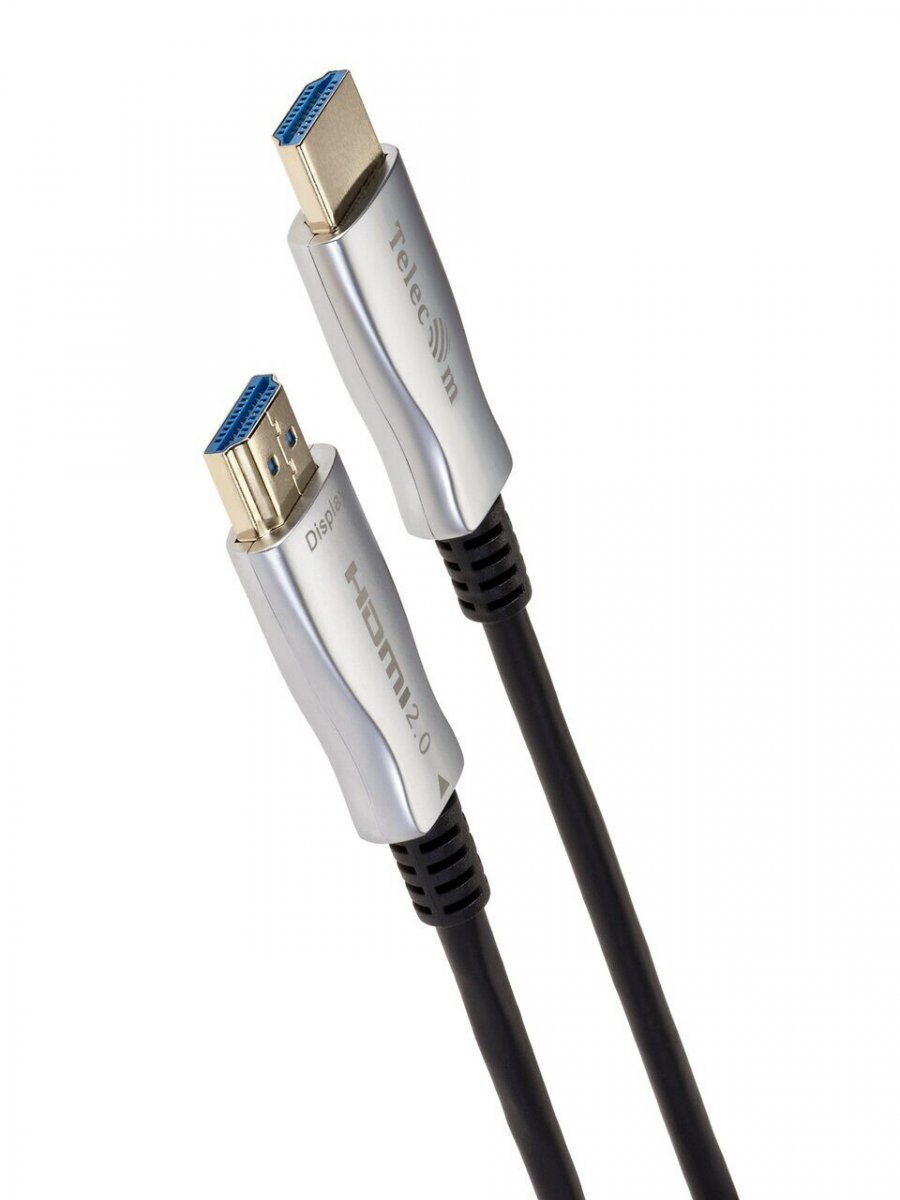 Активный оптический кабель HDMI 19M/M,ver. 2.0, 4K@60 Hz 40m  Telecom <TCG2020-40M>