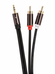 Кабель соединит 3.5 Jack (M) - 2xRCA (M), 3м Telecom PRO 