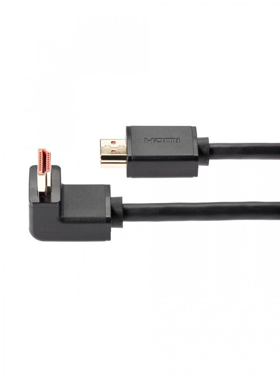 Кабель HDMI---HDMI ver 2.0 угловой коннектор 90град  3м,Telecom <TCG225-3M>