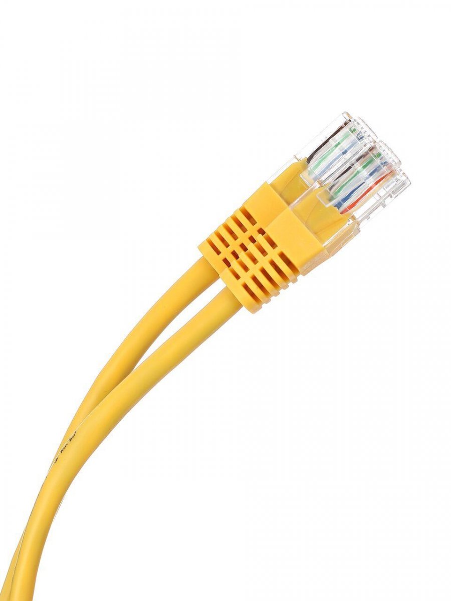Патчкорд литой iOpen (Aopen/Qust) UTP кат.5е 15м желтый <ANP511_15M_Y>