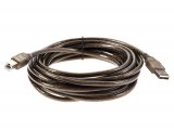 Кабель USB2.0 AM/BM 5m прозрачная изоляция Telecom (VUS6900T-5M)