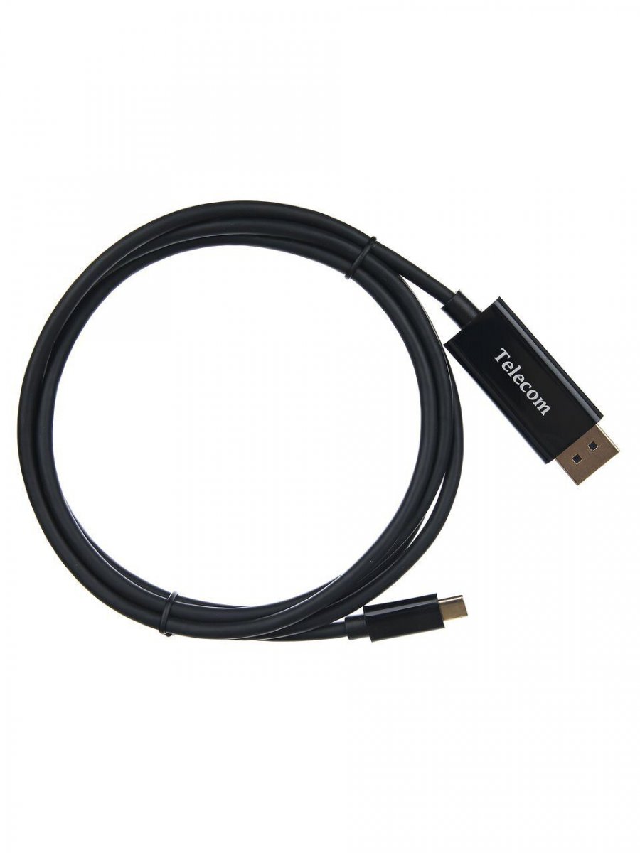 Кабель-адаптер USB3.1 Type C(m) --> DP(m) 4K@60Hz, 1.8m, Telecom <TC010-1.8M>