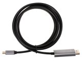 Кабель-адаптер USB Type-Cm --> DP1.4v (m) 8K@60Hz, PD 100W,1.8m , Alum Shell,VCOM <CU480MCPD-1.8M>