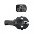 Кабель питания VCOM для ноутбуков 1.8М 3G0.5mm 220V (CE022-CU) VDE стандарт