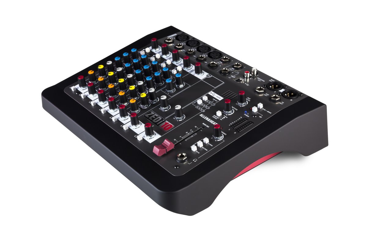 Гибридный компактный аналогово-цифровой микшерный пульт Allen&Heath ZEDi-10