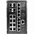 Промышленный 16-портовый PoE коммутатор SW-81604/ILB Gigabit Ethernet