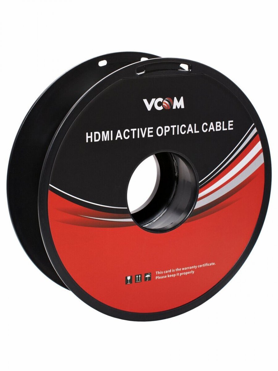Активный оптический кабель HDMI 19M/M,ver. 2.0, 4K@60 Hz 30m VCOM D3742P-30M