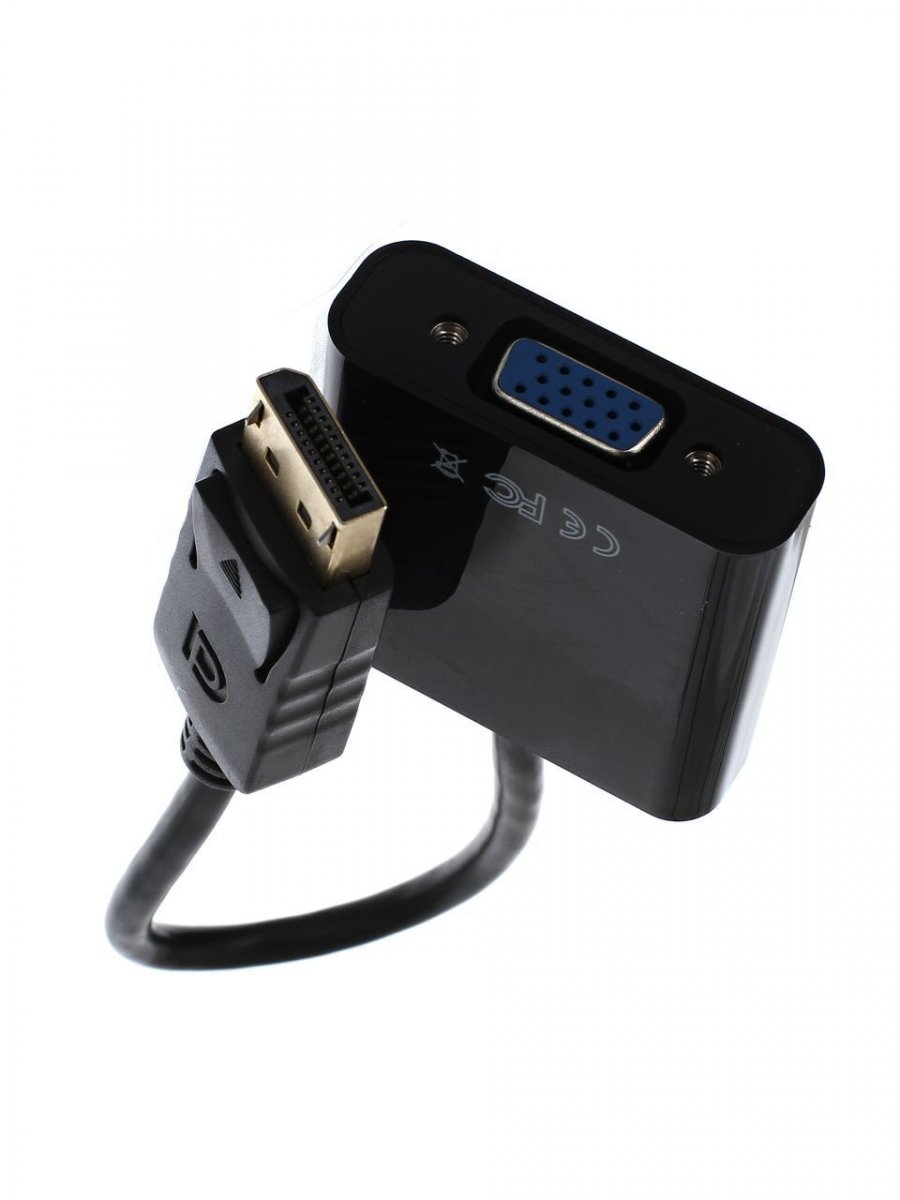 Кабель-переходник DP --> VGA-F 0,2m , Telecom (TA522)