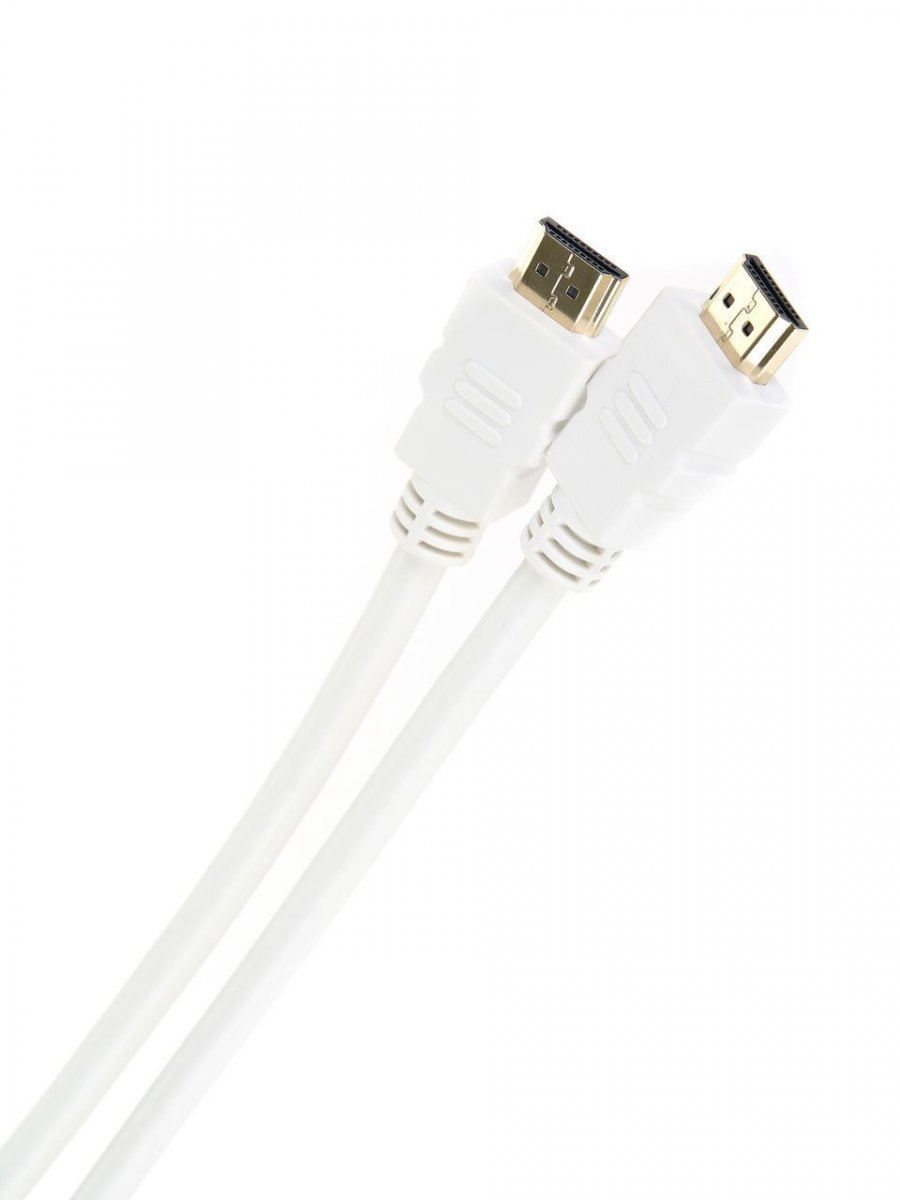 Кабель HDMI 19M/M 1.4V+3D/Ethernet iOpen (Aopen/Qust) <ACG511W-1M> 1m, белый