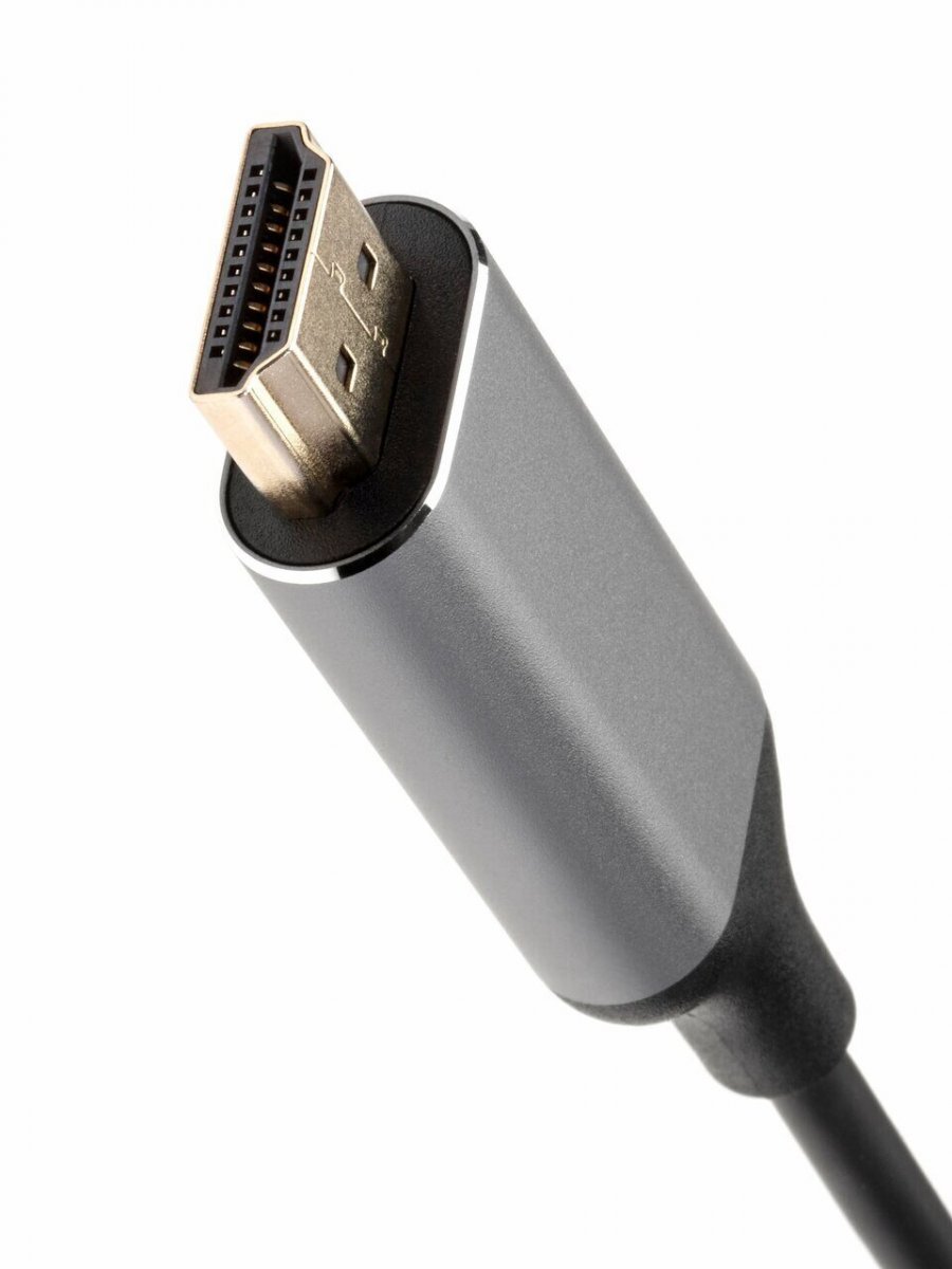 Кабель USB 3.1 Type-Cm --> HDMI A(m) 4K@60Hz,1.8m,Alum,iOpen(Aopen/Qust) <ACU423MC-1.8M>