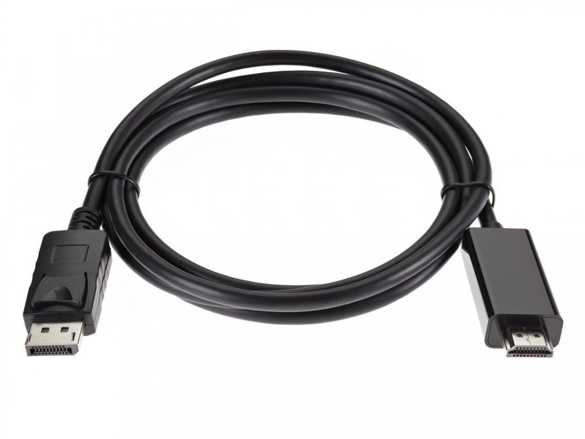 Кабель-переходник DisplayPort M-> HDMI M 4K@60Hz 1.8m Telecom <TA495-1.8M>