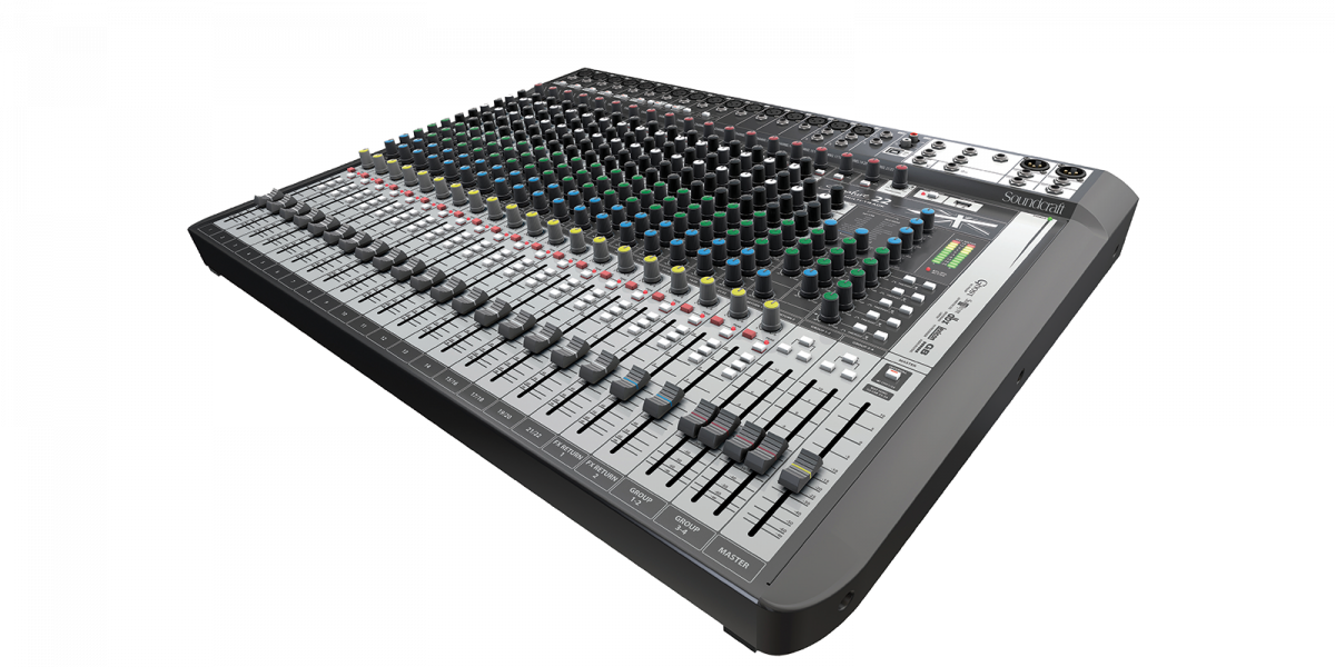 Аналоговый микшерный пульт Soundcraft Signature 22 MTK, USB-аудиоинтерфейс 24х22