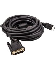 Кабель HDMI AM/DVI(24+1)M, 5м, CU, 1080P@60Hz, 2F, VCOM 