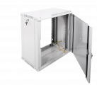 Шкаф телекоммуникационный настенный разборный ЭКОНОМ 12U (600 × 350) дверь стекло, цвет черный