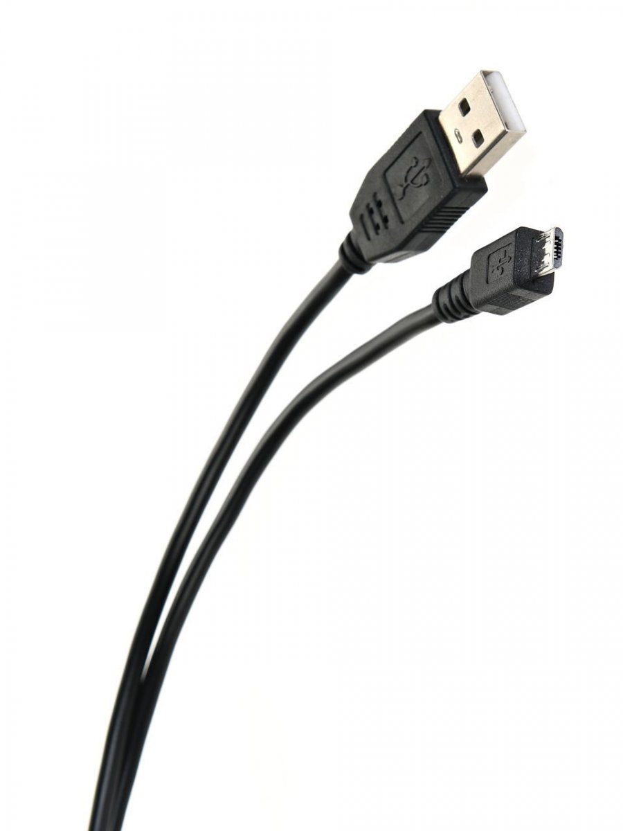 Кабель TV-COM USB 2.0 A to micro-B (1.8 м) черный