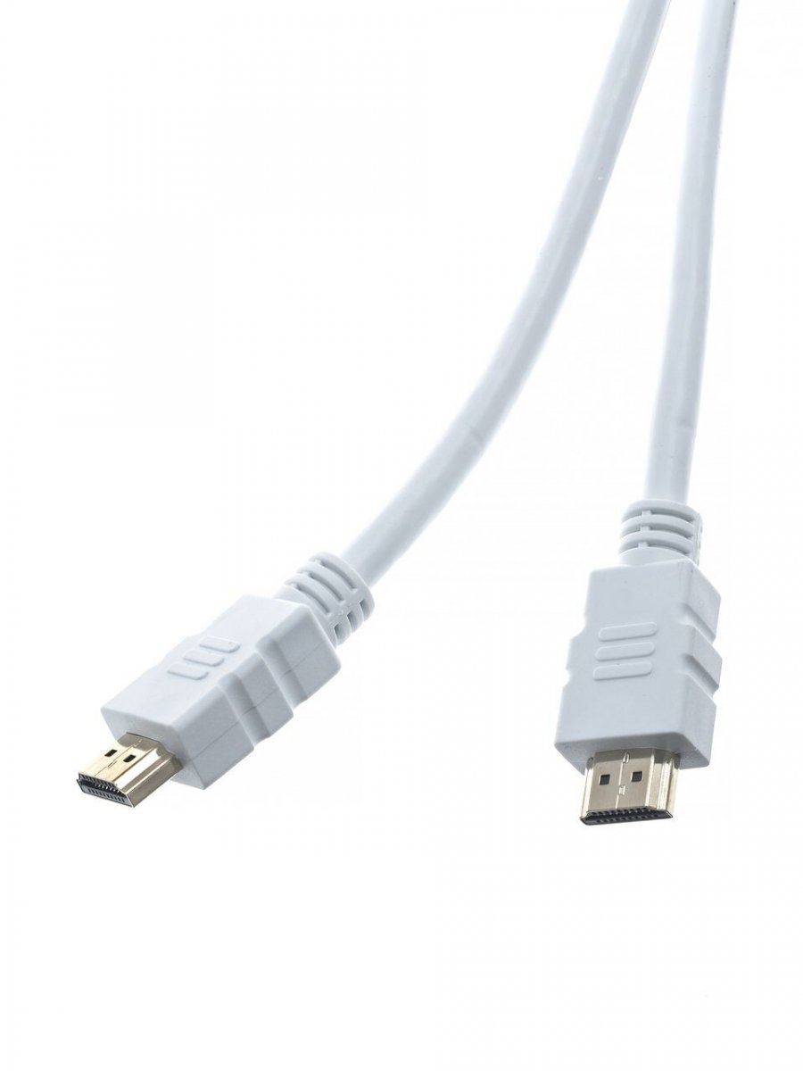 Кабель HDMI 19M/M 1.4V+3D/Ethernet iOpen (Aopen/Qust) <ACG511W-5M> 5m, белый