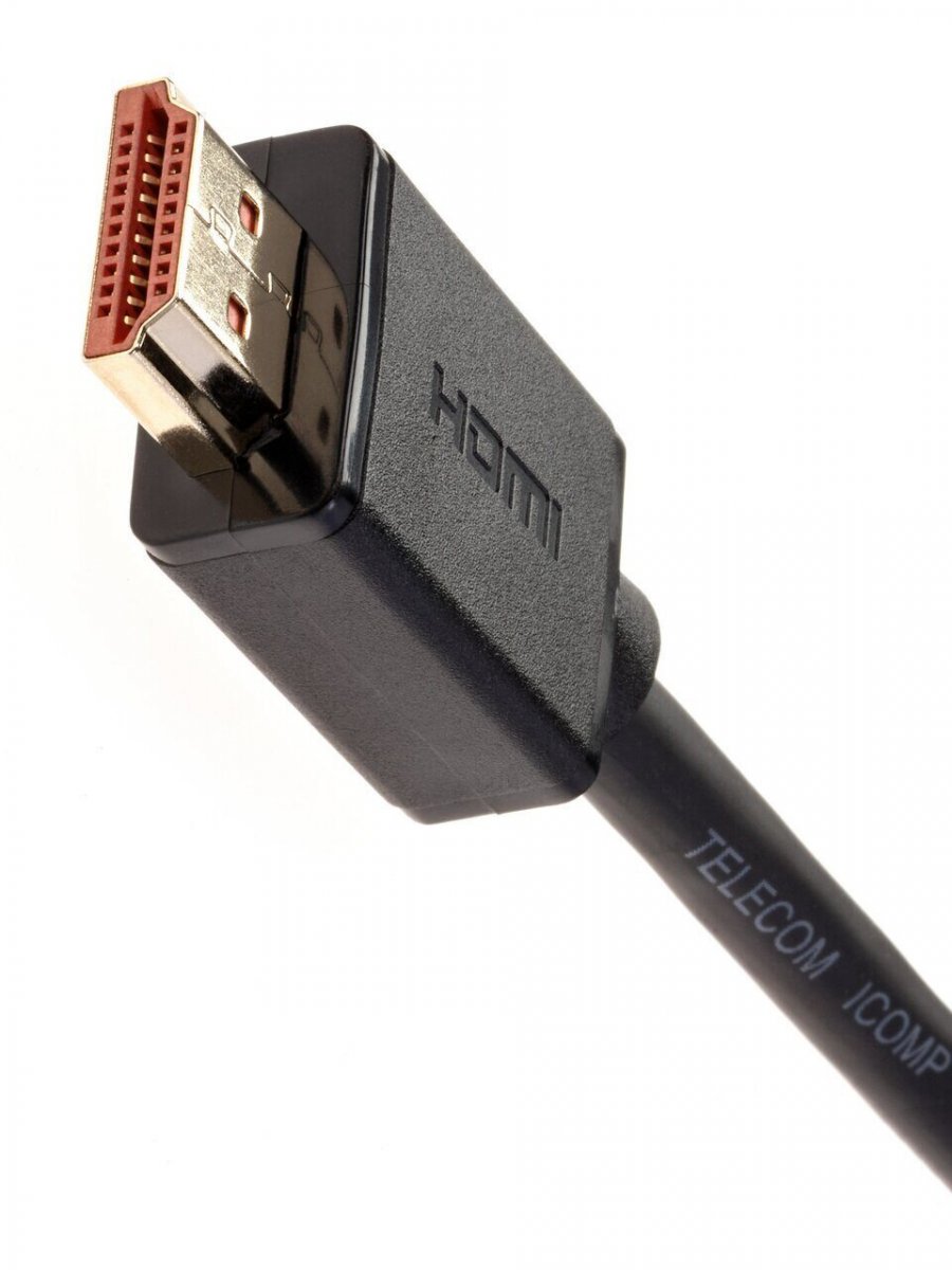 Кабель HDMI-19M --- HDMI-19M ver 2.0+3D/Ethernet ,1m Telecom <TCG215-1M>