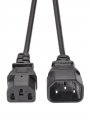 Кабель UPS to устройство 220V (IEC-320-C13/C14) 3м, 3G 0,75mm медь, Telecom
