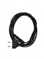 Кабель для аудио-видео техники IEC-320-C7--розетка 220V, 2-pin, 3 м, медь, VCOM
