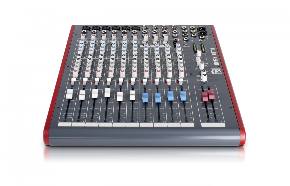 Универсальный аналоговый микшерный пульт для живого звука и записи Allen&Heath ZED-14