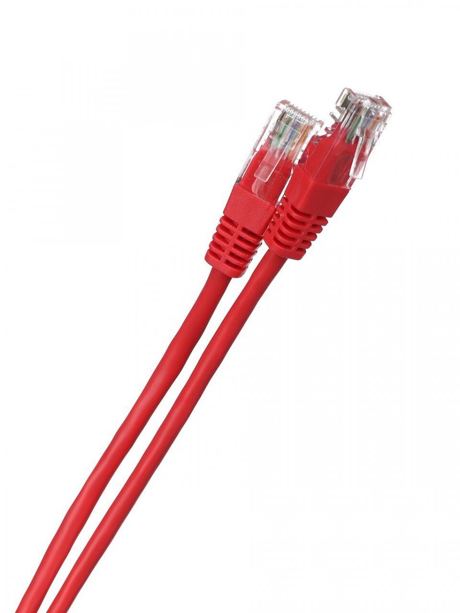 Патчкорд литой iOpen (Aopen/Qust) UTP кат.5е 2м красный <ANP511_2M_R>