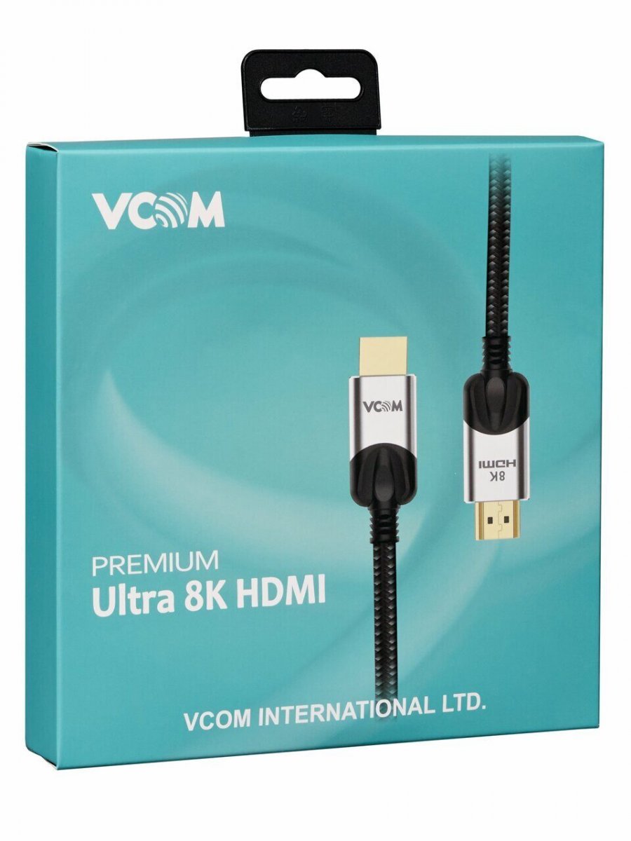 Кабель HDMI 19M/M,ver. 2.1, 8K@60 Hz 1.5m VCOM CG865-1.5M