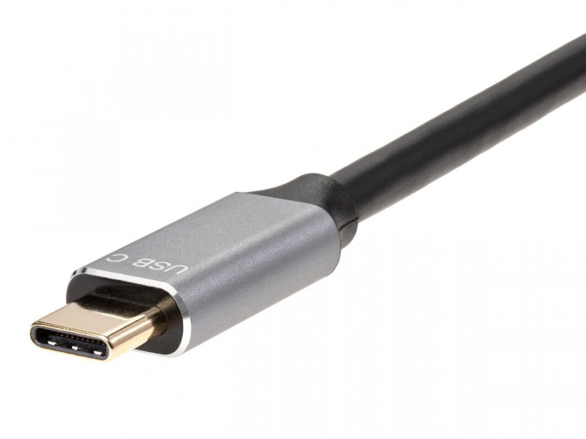 Кабель-адаптер USB Type-Cm --> DP1.4v (m) 8K@60Hz, PD 100W,1.8m , Alum Shell,VCOM <CU480MCPD-1.8M>