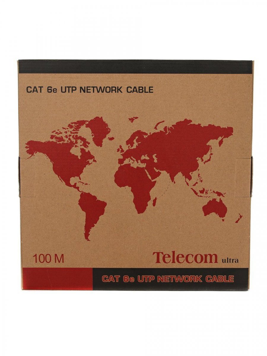 Кабель "Telecom Ultra" UTP 4 пары кат.6 (бухта 100м)