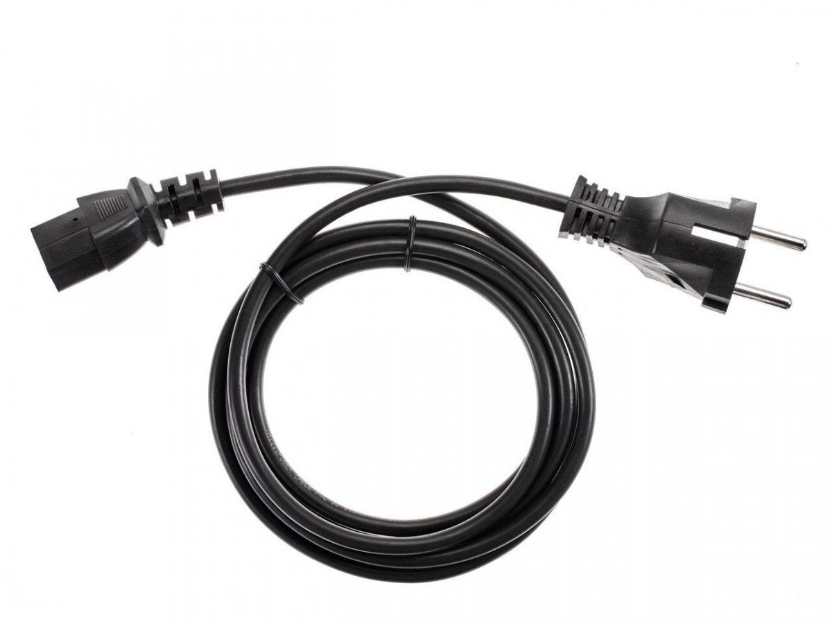 Кабель компьютер - розетка 1.8m 220V (Европейский стандарт)