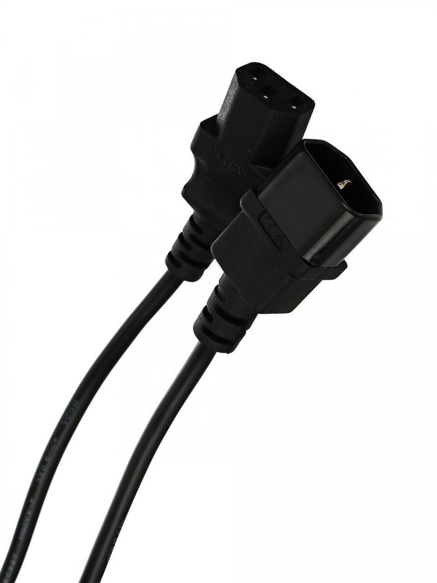 Кабель монитор - компьютер 220V (UPS -> устройство) VCOM  3G*0.5mm (CE001-CU) 5м