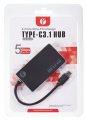 Хаб USB3.1 Type-CM --> 4*USB3.0 (F)