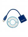 Адаптер USB 3.0 Am to VGA(f) Telecom <TA710>