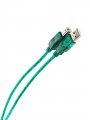 Кабель соединительный Aopen USB2.0 AM/BM 1.8m прозрачная изоляция (ACU201-1.8MTG)