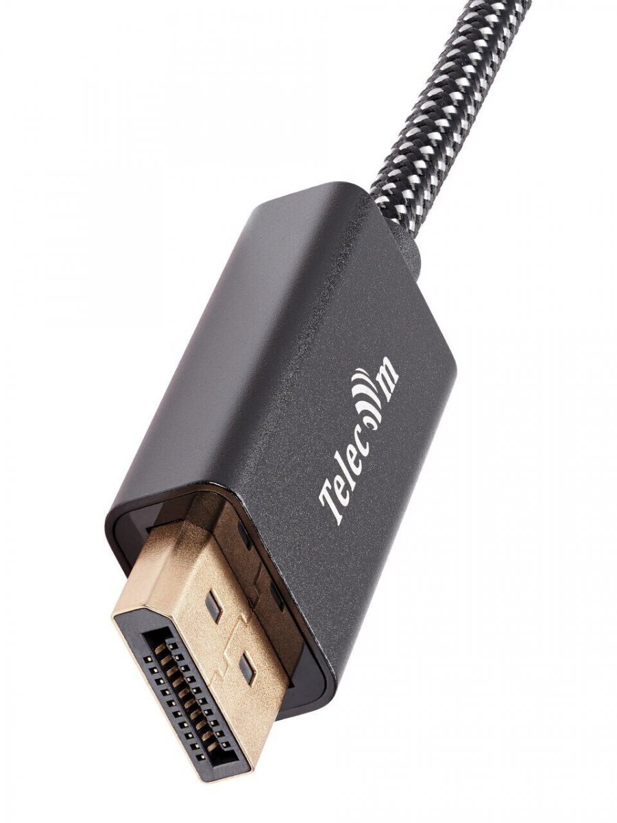 Кабель-адаптер USB Type-Cm --> DP(m) 4K@120Hz 8K@60Hz, 1.8m Telecom <TCC020M-1.8M>