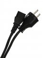 Кабель компьютер-розетка 220V EURO VDE 3G*1.0mm2 TELECOM TE021-CU 1,8м