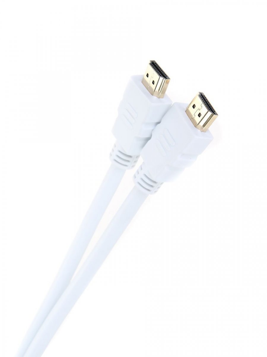 Кабель HDMI 19M/M 1.4V+3D/Ethernet iOpen (Aopen/Qust) <ACG511W-1.8M> 1.8m/2m , белый