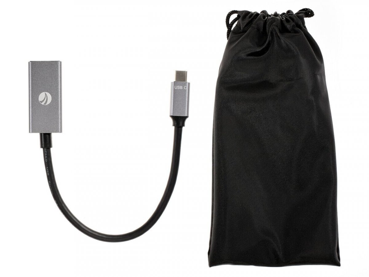 Адаптер USB Type-Cm---->DP(f) 1.4v, 8K@ 60Hz, Alum  Shell,VCOM <CU480M>