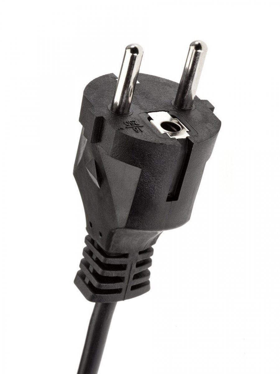Кабель компьютер - розетка 220V (EURO) 1.8м, 3G 0,75mm медь, Telecom