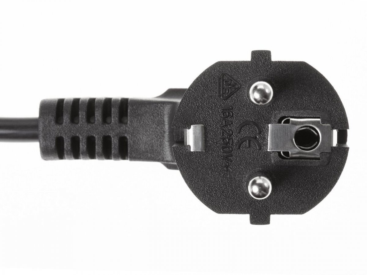 Кабель питания VCOM для ноутбуков 1.8М 3G0.5mm 220V (CE022-CU) VDE стандарт