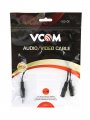 Кабель адаптер VCOM 3.5ST(M)/2*3.5 ST(F), CV203