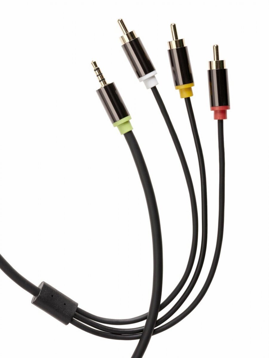 Кабель соединит 3.5 Jack (M)/3 RCA (M), 1.5м, Telecom PRO<TAV4545M-1.5M>