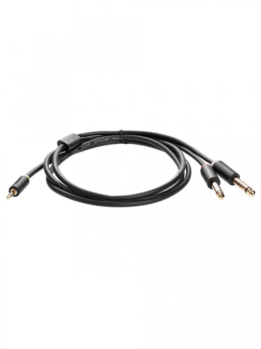 Кабель-адаптер 3.5ST(M)/2X6.35 ST(M), 1.5м, Telecom PRO <TAV6168-1.5M>