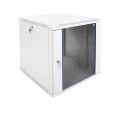 Шкаф телекоммуникационный настенный разборный ЭКОНОМ 12U (600 × 650) дверь стекло, цвет черный
