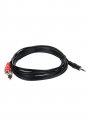 Кабель соединительный Telecom 3.5 Jack (M) - 2xRCA (M), стерео, аудио, 3м