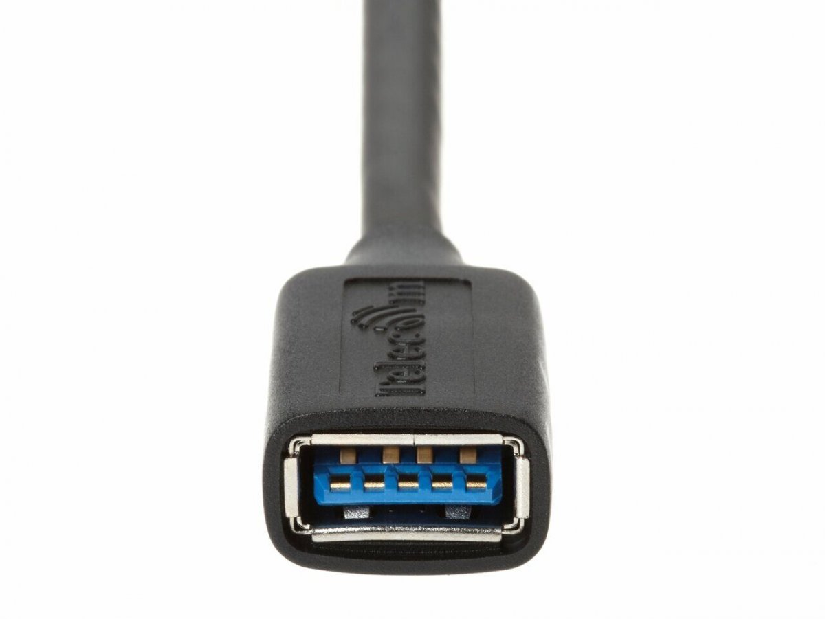 Кабель удлинительный USB3.0 Am-Af 0.5m Telecom черный (TUS708-0.5M)