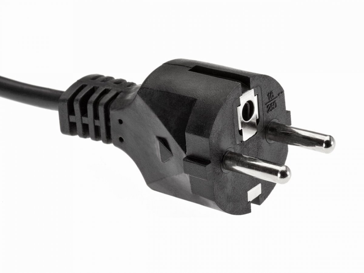 Кабель компьютер - розетка 5m 220V (Европейский стандарт)