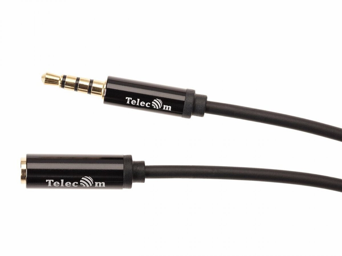 Кабель удлинит 3.5 Jack (M) - 3.5 Jack (F), 2м Telecom PRO <TAV7179M-2M>