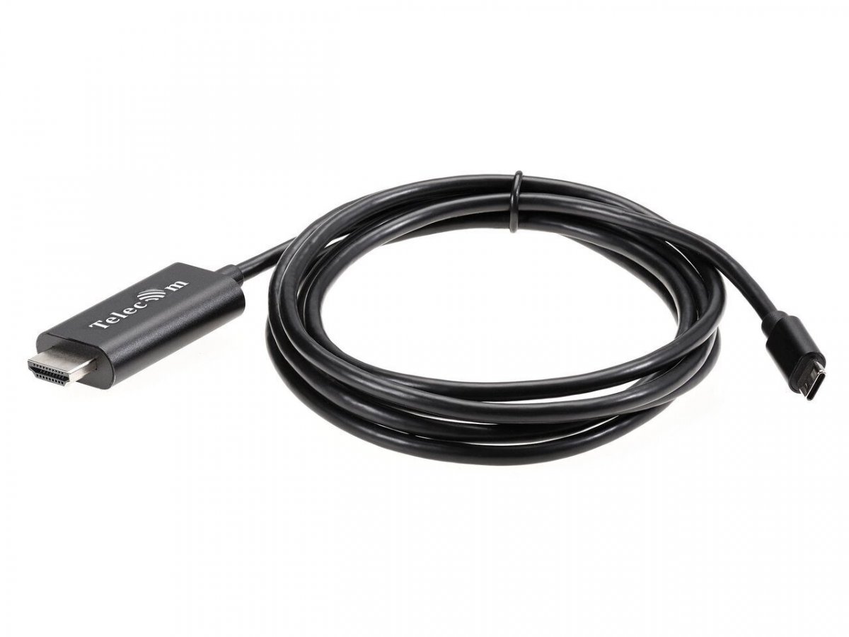 Кабель-адаптер USB3.1 Type-C(m) to HDMI A(m) 4K@30Hz, 1.8m, Telecom <TCC005-1.8M>