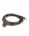 Кабель удлинительный Telecom USB2.0 AM/AF прозрачная изоляция 3.0m