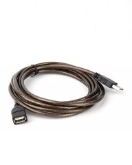 Кабель удлинительный Telecom USB2.0 AM/AF прозрачная изоляция 3.0m